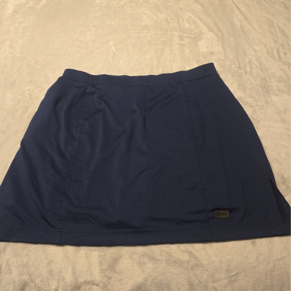 Swing Navy A-line Skort w/ Pocket Golf Tenniscore Athleisure Pickleball Sz Large
